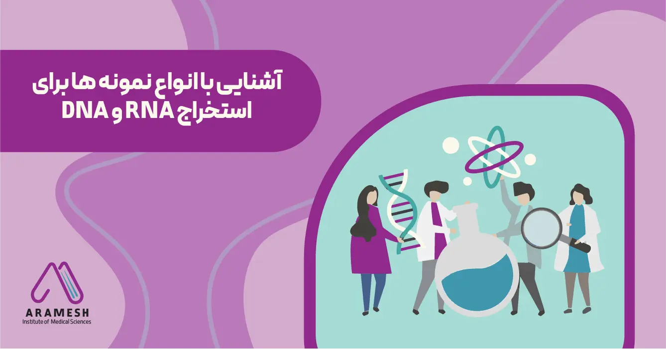 مراحل استخراج RNA و DNA